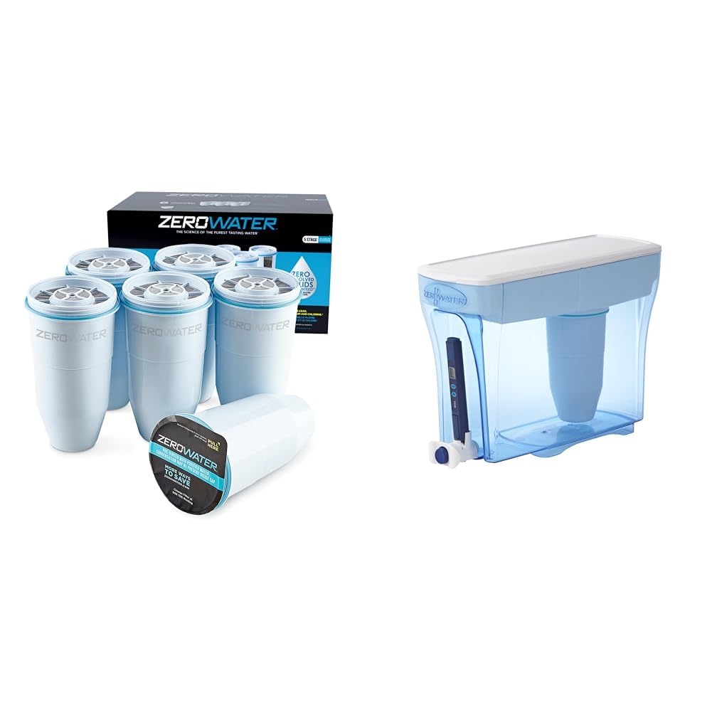 ZERO WATER 5段階浄水器交換用フィルター Amazon.com: Culligan ZeroWater Official Replacement Filter